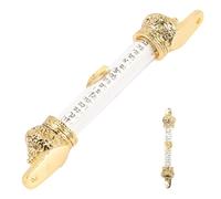 NOLITOY Religious Metal Mezuzah with Scroll Case for Home Door Antique Judaica Design with Smooth Rounded Edges Protective Jewish Mitzvah Outdoor Indoor Door Decoration