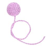 NOLITOY Replacement Purple Sisal Ball Scratcher with Tail for Cat Scratching Post and Cat Tree, Made of Sturdy Jute Rope, Multifunctional Design for Indoor Kitten Toys and Interactive