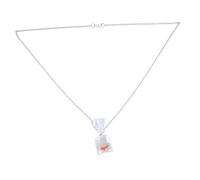 NOLITOY Resin Clavicle Necklace with Simulation Tropical Fish Pendant Creative Water Fish Bag Jewelry for Women Colorful Transparent Resin Chain Unique Gift for Family and Friends