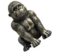 NOLITOY Resin Gorilla Decoration Black Figurine for Home Office Display