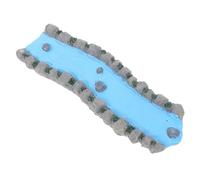 NOLITOY Resin Miniature Water Stream for Sand Tray Therapeutic Garden Stream Decor for Dollhouse Micro Landscape Relaxation and Emotional Relief Tool