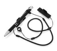 NOLITOY Retractable Stylus Pen Leash 2Pcs Elastic Spring Tether with Clip Holder for Touchscreen Tablet Pens for Office, School and Meeting Use 30Cm