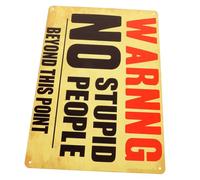 NOLITOY Retro Iron Warning Sign for Private Property Outdoor Garden Decor with Weatherproof Metal High Visibility Caution Notice for Gates and Fences Vintage Style Safety Sign