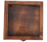NOLITOY Retro Wooden Insect Display Case with Transparent Lid Hanging Hook Type Specimen Box for Jewelry Dried Flowers Coins Storage Multi Functional Vintage Style Display Organizer