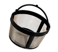 NOLITOY Reusable Multi-Cup Coffee Filter Basket with Fine Mesh Strainer Portable Black Cylindrical Coffee Filter Compatible with Various Machines for Home and Office Brewing