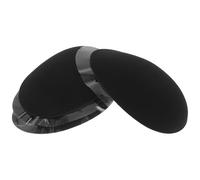 NOLITOY Reusable Self-Adhesive Silicone Chest Muscle Pads for Men, Invisible Push-up Chest Pad Inserts, Black, 2 Pairs - Removable Muscle Cushion for Sports, Cosplay, and Daily Wear