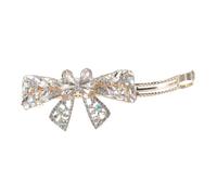 NOLITOY Rhinestone Hair Clip Large Bow Design Elegant Accessory for Thick Fine Hair Lightweight Clasp for Various Hairstyles for Women Girls Fashion and Giving