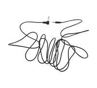 NOLITOY Right Angle 3.5mm to 6.35mm Male Audio Cable for Microphone Mixer Amplifier Keyboard Piano Sound System Connection Cord Black