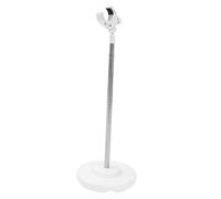 NOLITOY Rotatable Hair Dryer Holder Floor Stand Heavy-Duty Hands Blower Support for Pet Grooming and Household Use White