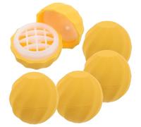 NOLITOY Round Ball Shape Lipstick Box 5 Pcs Kits Make Your Own Lipstick Holder Direct Fill Tube for Beauty