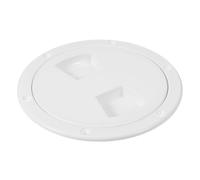NOLITOY Round Deck Inspection Hatch Cover for Boats Motorboats Sailboats Yachts Pre-drilled Abs Plastic Access Panel with Quick Release for Easy Maintenance and Fast Deck Access