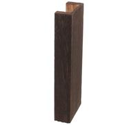 NOLITOY Rustic Wooden Hanging Planter for Wall Decor Featuring Coffee Colour and Bucket Shape, for Showcasing Dried Flowers and Plants in Office or Home
