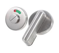 NOLITOY Rv Bathroom Door Lock with Red Green Privacy Indicator Hollow Turn Knob Design Occupied Vacant Sign for Public Restroom Hardware Suitable for Hotel and Commercial Toilet Doors