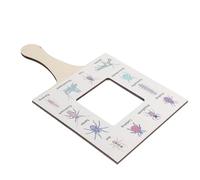 NOLITOY ’s Nature Guide Finder Large Pine Wood Frame Insect Identification Tool Handheld Outdoor Nature Exploration for Garden Observation