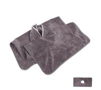 NOLITOY Salon Massage Bed Hole Cover Towel 40x80cm Rectangular Grey Spa Massage Cushion Face Pad for Beauty Salon Therapy and Body