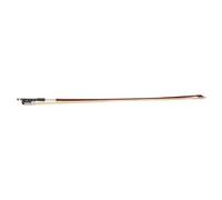 NOLITOY Sandalwood Violin Bow Half with Ebony Frog Double Parisian Eyes Design for Beginners and Advanced Students Round Shape Horse Hair Practice Bow Enhancing Stability and Control