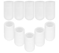 NOLITOY Silicone Drumstick Tips Protective Caps Improving Rhythm and Timing Lightweight 10pcs Musical Instrument Accessories for Drumsticks for Practicing at Home