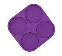 NOLITOY Silicone Mold for Crystal Epoxy Coasters with Mandala Pattern Smooth Non-Stick Surface Food Safe DIY Craft Mold for Round Drink Pads and Cup Mats