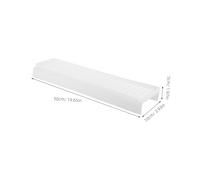 NOLITOY Silicone Sink Edge Guard Transparent Soft Splash Protector for Kitchen and Bathroom Sinks Scratch Resistant Draining Mat with Noise Reduction Easy Install and Clean for Families