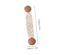 NOLITOY Simple Woven Knob Door Handle Japanese Style Handcrafted Cabinet Pull for Wardrobe Drawer Furniture with Smooth Polished Surface and Lightweight Design