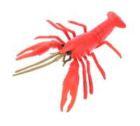 NOLITOY Simulated Lobster Model for Educational Plaything Ocean Animal Decor Wear-resistant Safe Material Red Small