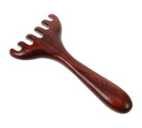 NOLITOY Six-Claw Wooden Foot Massager Long Handle Meridian Relaxation Rake Comfortable Touch Portable Wellness Equipment