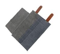 NOLITOY Slot Leather Hairdressing Bag for Barber Styling Tools Design for Compact Storage Professional Hair Clipper and Scissor Pouch for Salon Use