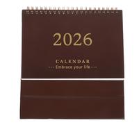NOLITOY Small Desk Calendar 2025-2026, Desktop New Year Calendar Mini Standing Flip Planner for Home School and Office Supplies