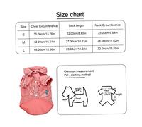 NOLITOY Small Dog Cotton Pajamas Soft Pet Jumpsuit Warm Indoor Sleepwear for Puppies and Small Dogs Like Chihuahua and Poodle for Winter Walking Playing Traveling and Parties