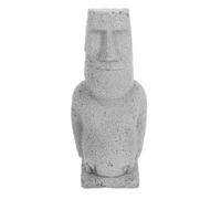 NOLITOY Small Moai Statue Sandstone Figurine for Garden Layout Decoration and Desktop Display, Lifelike Aquarium Decor that Is Not Easy to Fade or Deform, Fish Tank Ornament