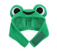NOLITOY Small Pets Frog-shaped Hamster Hat Cotton Cloth Lightweight Lovely Design Reusable Easy to Put and Take off Green Decorative Chinchilla Decor for Photography and Christmas