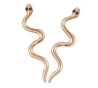 NOLITOY Snake Earrings for Women Unique Geometric Statement Studs Fashionable Gold Tone Lightweight Jewelry Comfortable Skin-friendly Accessory for Daily and Special Occasions