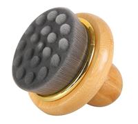 NOLITOY Soft Mushroom Cat Paw Body Shower Brush for Boys and Girls and Babies, Back Scrubber with Ultra-Soft Black Bristles, Gentle Skin Cleaning and Exfoliating Bath Brush for Shower Use