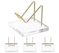 NOLITOY Sphere Display Stand 4Pcs Large Crystal Ball Holder Bases for Mineral Geodes and Rock Collectibles Display