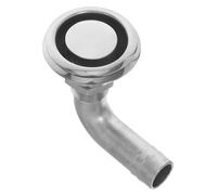 NOLITOY Stainless Steel Boat Fuel Tank Vent Thru Hull Gas Tank Ventilation Port for Yacht and Leakproof Heavy Duty Ventilation Device for Hose with Pressure Regulation and Optimized Fluid