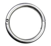 NOLITOY Stainless Steel Cow Nose Ring Medium Size Traction Ring for Cattle Livestock Handling Supply Farm Nose Circle for Herd Management