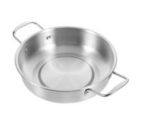 NOLITOY Stainless Steel Korean Soup Pot Lightweight Multipurpose Pasta and Ramen Noodle Pot for Camping Picnic Outdoor Cooking and Kitchen Food Storage