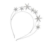 NOLITOY Star Crystal Crown Hair Accessory for Girls Festival Hair Band Shiny Headpiece for Parties Dances Weddings