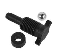 NOLITOY Steel Ball Vertical Jack Accessories Air Release Valve with Small Screw Seal for Hydraulic Scissor Lift Jacks Metal Construction Suitable for Heavy-duty Lifting Applications