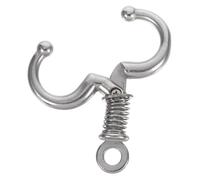 NOLITOY Steel Cattle Nose Ring with Spring Pliers Tool for Farm Management Versatile Livestock Control Accessory for Comfortable and Efficient Bull and Cow Handling Farming Equipment