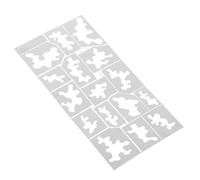NOLITOY Stencil Sheets Excellent Coverage Performance Stainless Steel Camouflage and Resistant to Deformation Reusable Spray Paint Template for Model Armor and Models and Scrapbooking