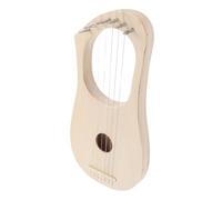 NOLITOY String Wooden Lyre Harp DIY Kit Portable Bass Lyre Harp Musical Instrument for Beginners Easy Assembly Multigenre Use Classical Folk Experimental Music Creativity