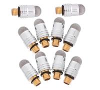 NOLITOY Stylus Tip Refills Capacitive Pen Heads Replacement Wear-Resistant Conductive Fiber Tips with M5 External Thread Design for Writing and Jotting down Notes on Tablets Silver
