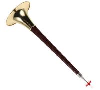 NOLITOY Suona Beginner Practice Instrument Set, Plastic Abs Resin Suona Horn with High Strength, Corrosion and Crack Resistant, Gold Color, Traditional Chinese National Wind Instrument