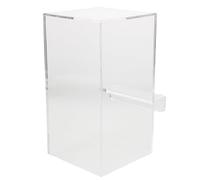 NOLITOY Suspended Acrylic Betta Fish Tank 19x19x16cm Aquarium with Negative Pressure Auto-refill, No-drill Installation and Suction Mounting for Modern Homes and Apartments