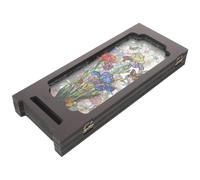 NOLITOY Tabletop Room Divider Mini Folding Screen with Traditional Chinese Screen Design for Desktop Home Decor and Spring Festival