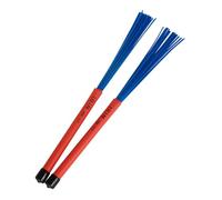 NOLITOY Telescopic Wire Drum Brush Retractable Cleaning Brush for Jazz Rock Drummers Rubber Plastic Material Beginner Practice Accessory