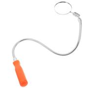 NOLITOY Telescoping Round Inspection Mirror Foldable Mechanics Mirror with Long Handle Portable Retractable Device for Automotive and Machinery Inspection