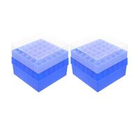 NOLITOY Testing Tube Storage Box Plastic Holders with 36 Numbered Slots for 10Ml and 15Ml Tubes, Sturdy Material for Scientific Research Sample Preservation