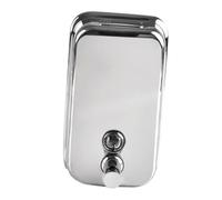 NOLITOY Thickened Wall-mounted Stainless Steel Liquid Soap Dispenser Refillable Hand Press Lotion Pump for Bathroom Kitchen Hotel Home Use Suitable for Shampoo Conditioner Shower Gel